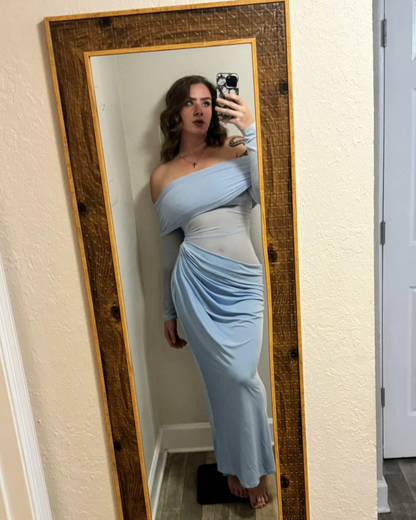 OFF SHOULDER MAXI DRESS