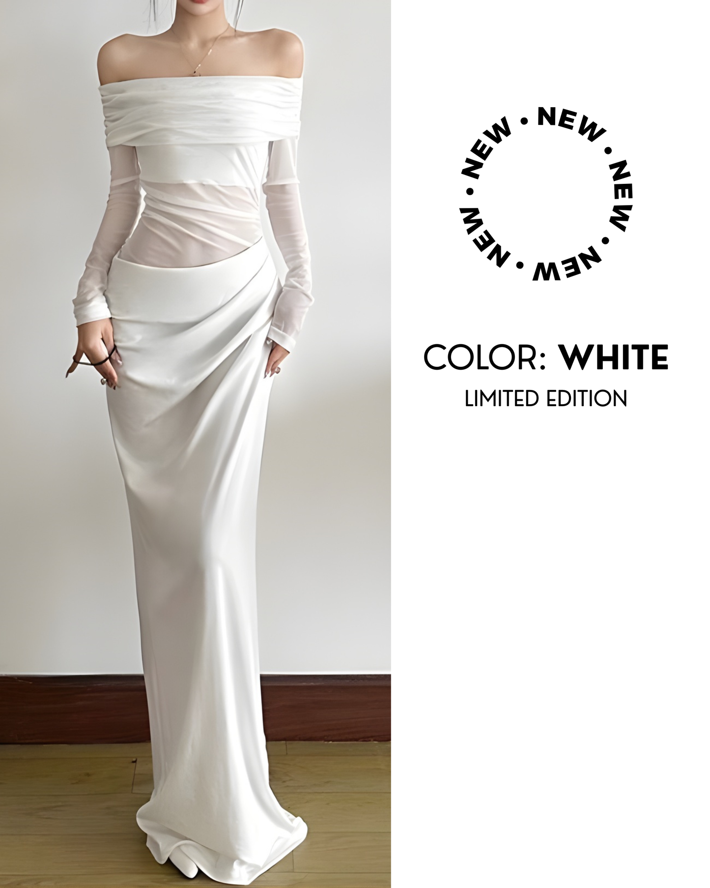 OFF SHOULDER MAXI DRESS