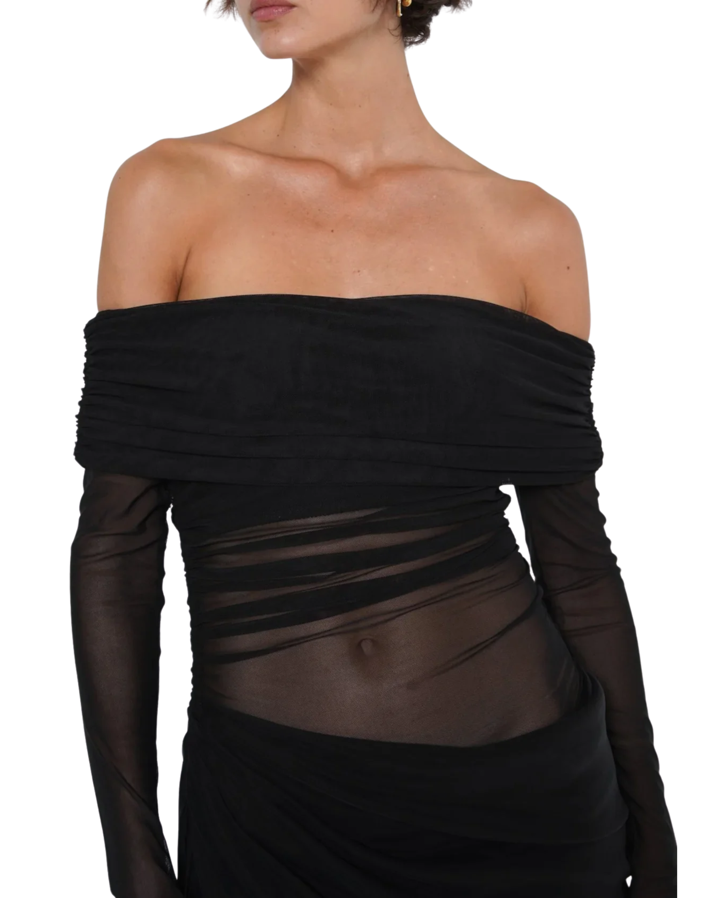 OFF SHOULDER MAXI DRESS