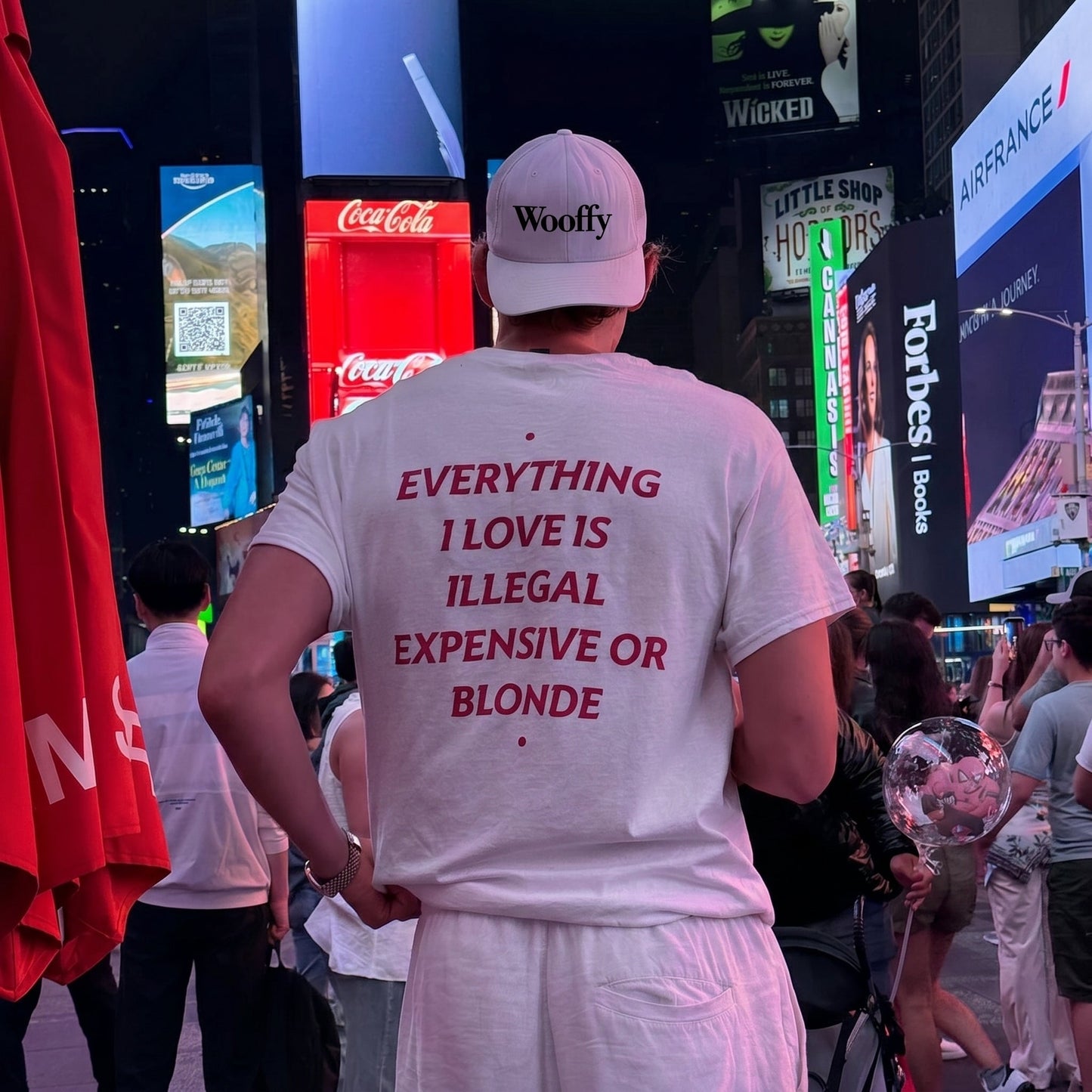 EVERYTHING I LOVE IS ILLEGAL, EXPENSIVE OR BLONDE