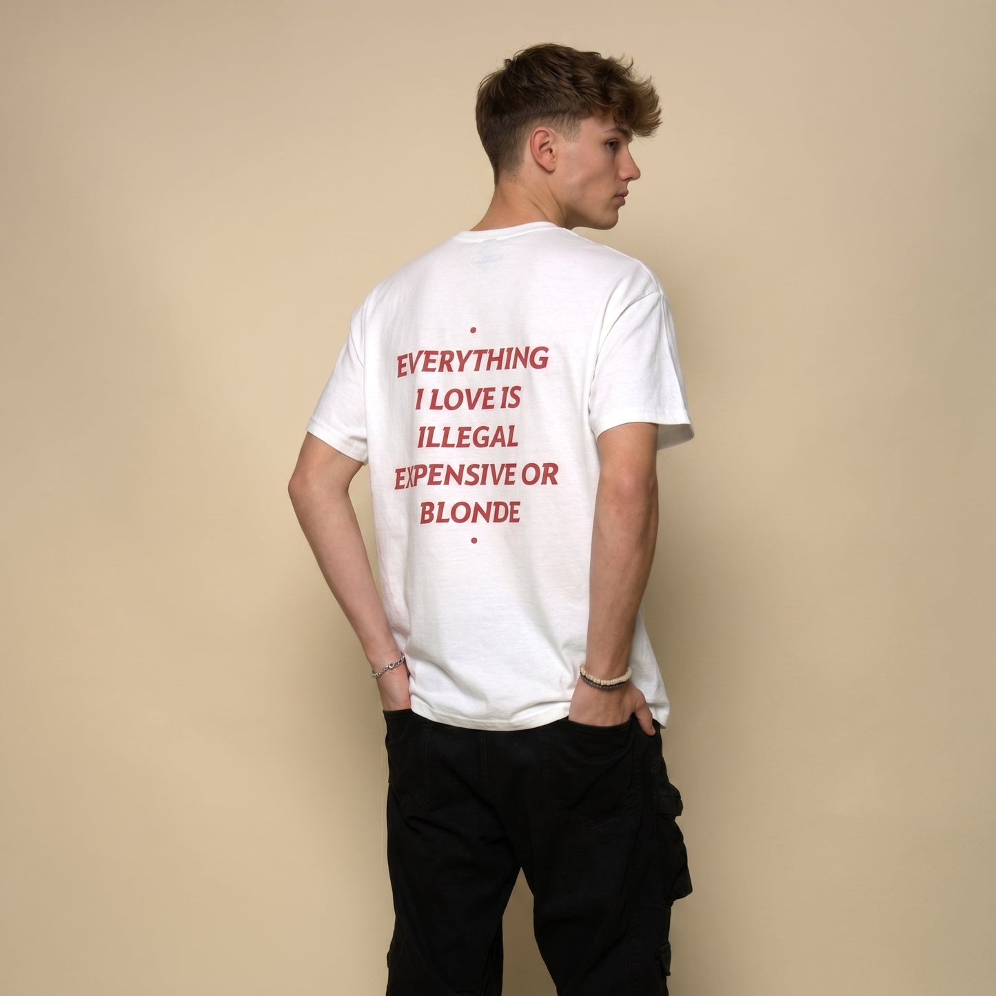 EVERYTHING I LOVE IS ILLEGAL, EXPENSIVE OR BLONDE