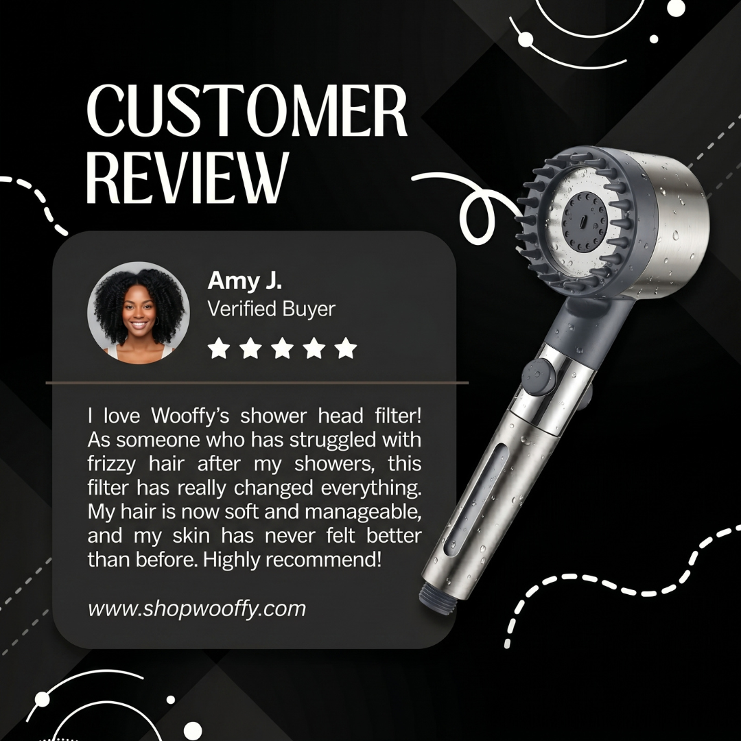 WOOFFY™ FILTERED SHOWERHEAD