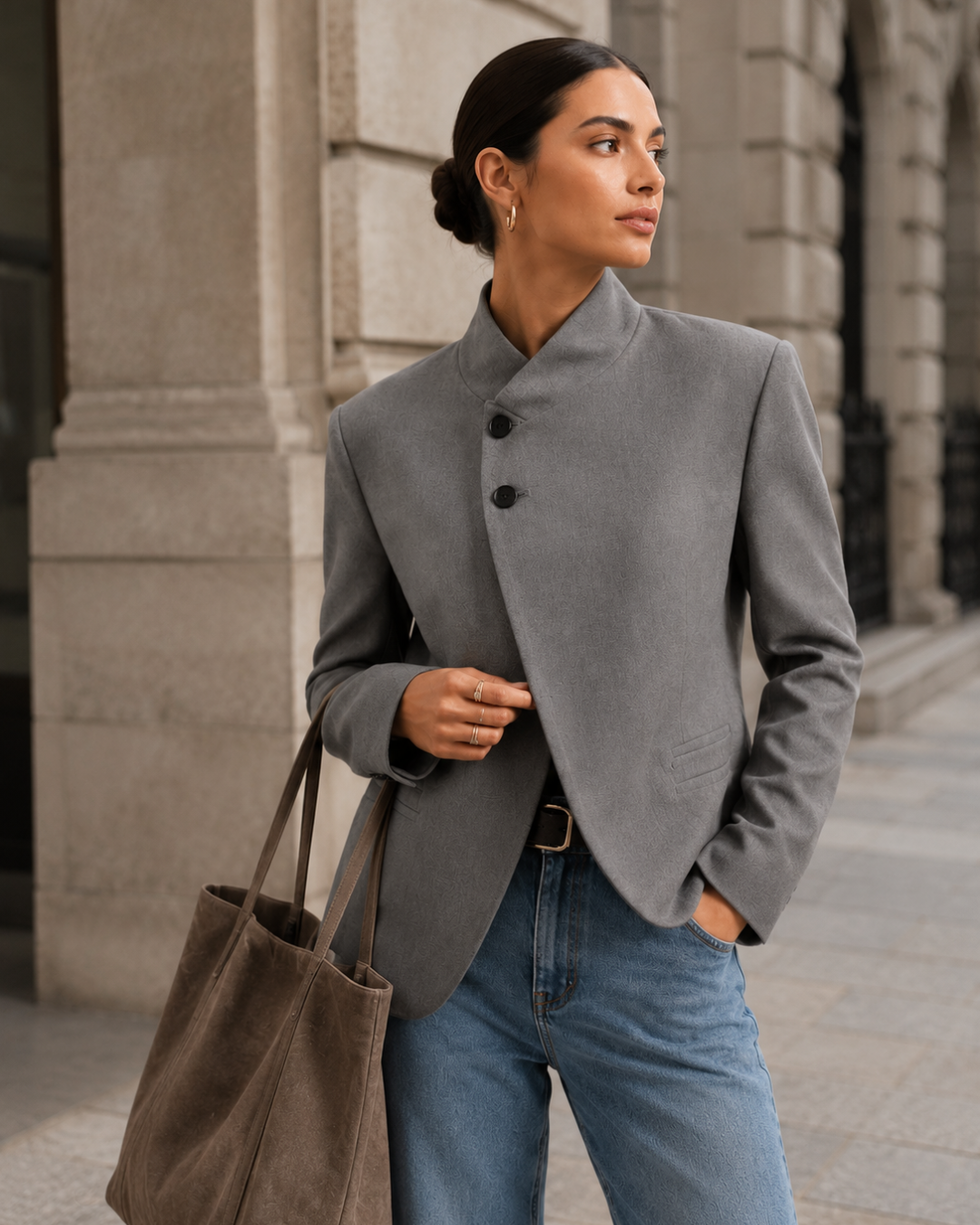 The Milan Asymmetrical Blazer