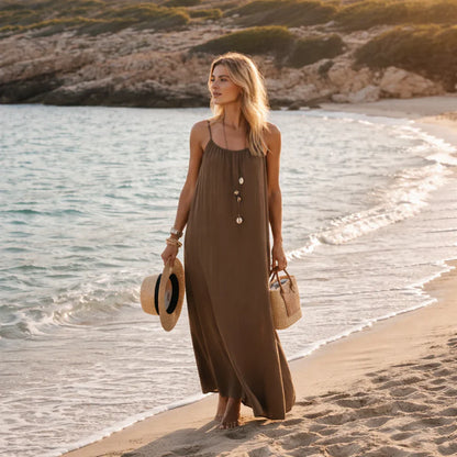 Wooffy™ FlowBack Maxi Dress